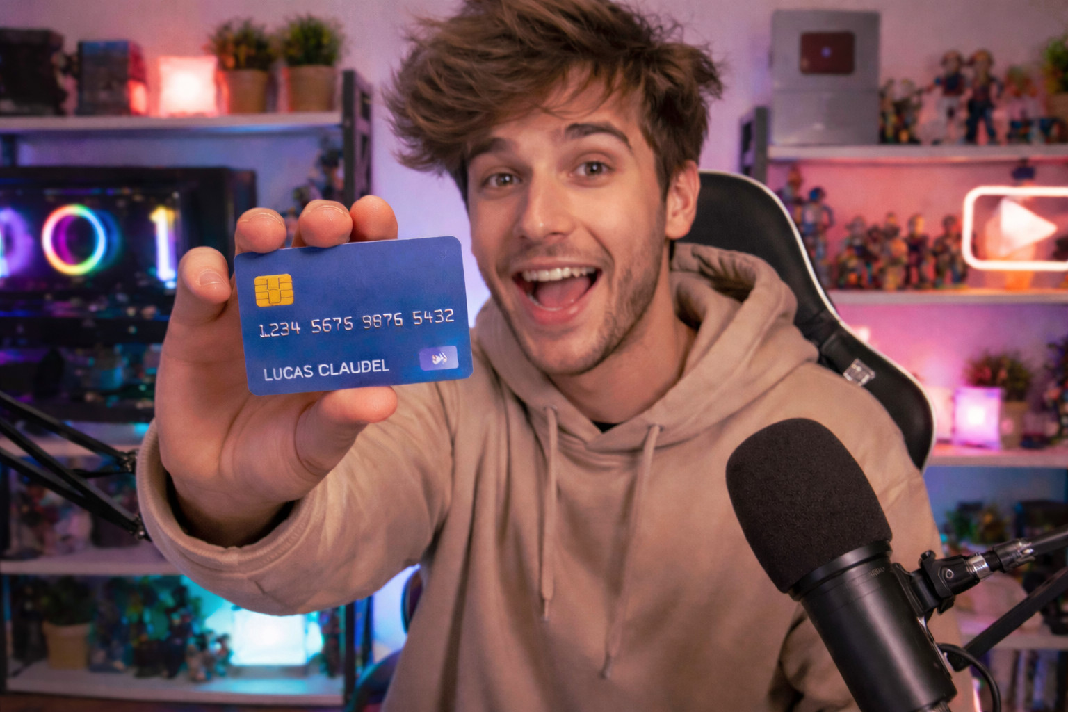 Lucas Claudel, célèbre influenceur picard, meurt subitement après avoir ingéré sa carte de crédit